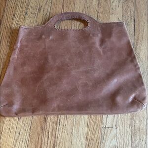 Raven + Lily Brown Leather Tote